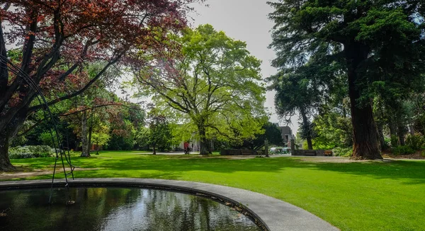 Botanic garden in Christchurch, New Zealand — Stock Photo, Image