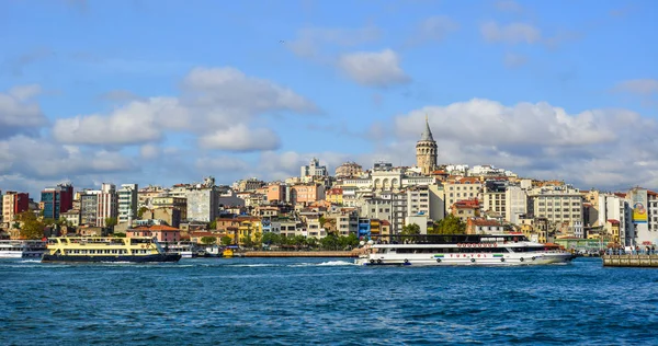 Вид на набережную Стамбула — стоковое фото