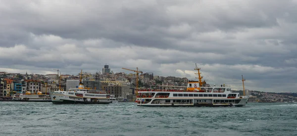 Pohled na istanbulské nábřeží — Stock fotografie