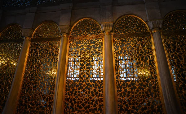 Interiör Hagia Sophia i Istanbul, Turkiet — Stockfoto