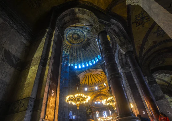 Interior de Hagia Sophia em Istambul, Turquia — Fotografia de Stock