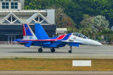 Rus Şövalyeleri Su-30sm savaş uçağı