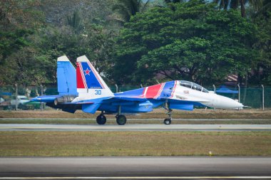 Rus Şövalyeleri Su-30sm savaş uçağı