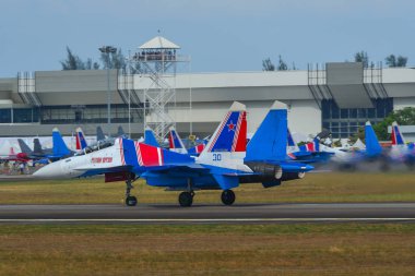 Rus Şövalyeleri Su-30sm savaş uçağı