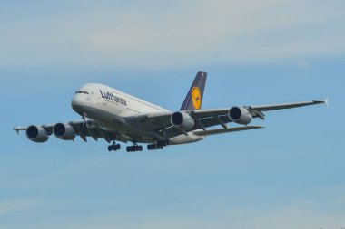 Changi Havaalanı'na uçak iniş (Sin)