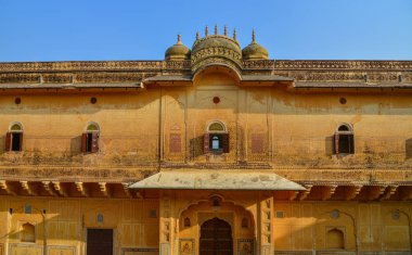 Jaipur, Hindistan içinde Amber Fort detayları 