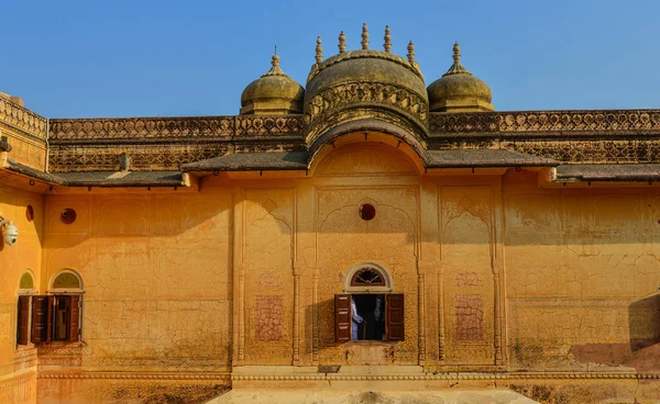 Detalhes de Amber Fort em Jaipur, Índia — Fotografia de Stock