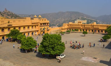 Amber fort ayında jaipur, Hindistan 