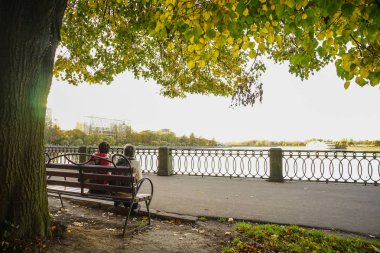 Autumn Garden, St. Petersburg, Rusya 