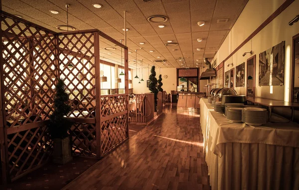 Interior do restaurante de estilo antigo — Fotografia de Stock