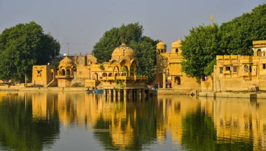 Gadsisar göl Jaisalmer, Hindistan