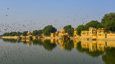 Gadsisar göl Jaisalmer, Hindistan