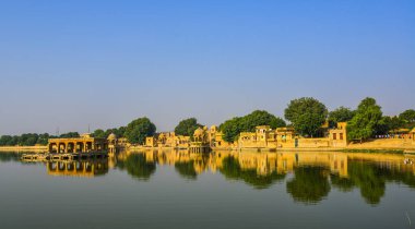 Gadsisar göl Jaisalmer, Hindistan
