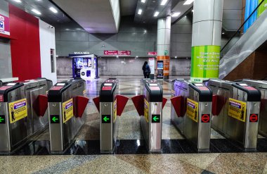 Kuala Lumpur, Malezya Metro İstasyonu 