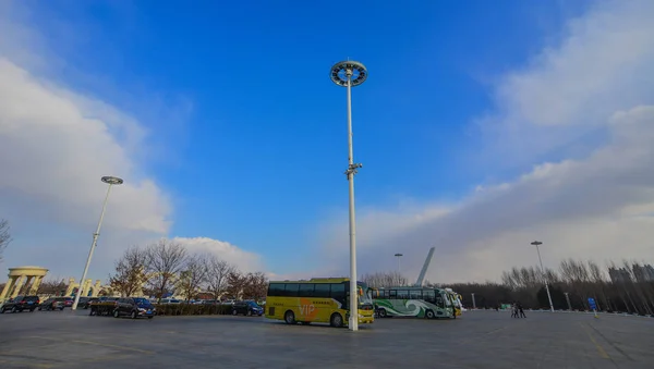 Piazza pubblica ad Harbin, Cina — Foto Stock