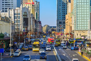 Street in Harbin, Çin 