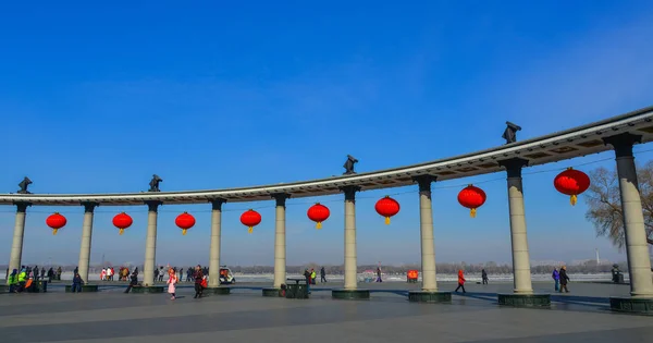 Public square in Harbin, China — Stock Photo, Image