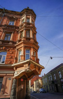 Vyborg, Rusya'nın eski sokak 