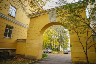 Vyborg, Rusya'nın eski sokak 