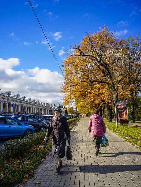 Strada a San Pietroburgo, Russia — Foto Stock