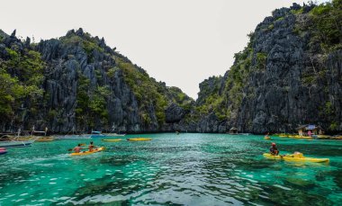 Palawan Adası Deniz Manzarası, Filipinler 