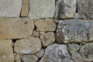 taş duvar antik kale 