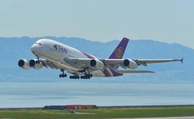 Kansai Havaalanı'ndan havalandırılan uçak 