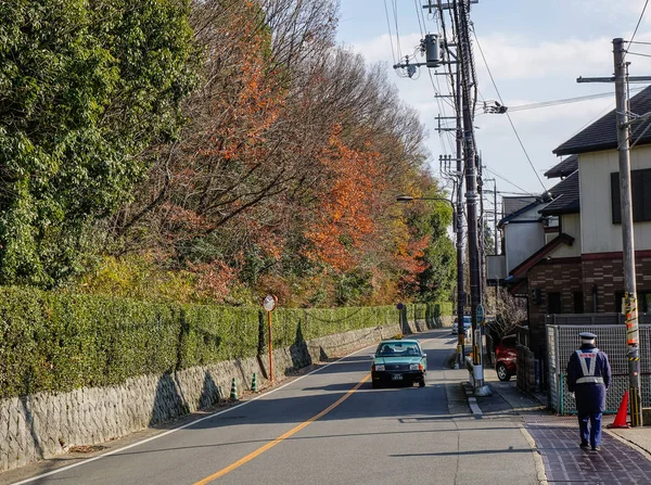 Calle rural en Kyoto, Japón — Foto de Stock