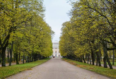 Saint Petersburg'un sonbahar manzarası, Rusya 