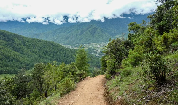 Paysages de montagne en Bhoutan, Bhoutan — Photo