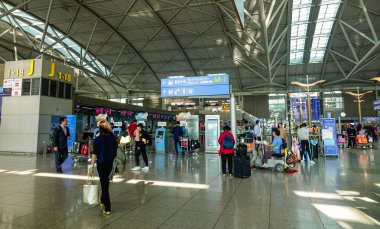 Incheon Havaalanı'nın iç kısmı 