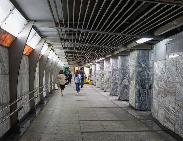 Interiér stanice metra — Stock fotografie