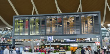 Elektronik kalkış ve geliş panosu