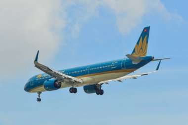 Havaalanında açılış yolcu uçak 