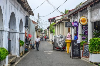 Galle eski sokak, Sri Lanka 