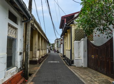 Galle eski sokak, Sri Lanka 