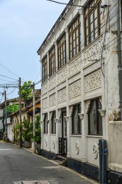 Galle eski sokak, Sri Lanka 