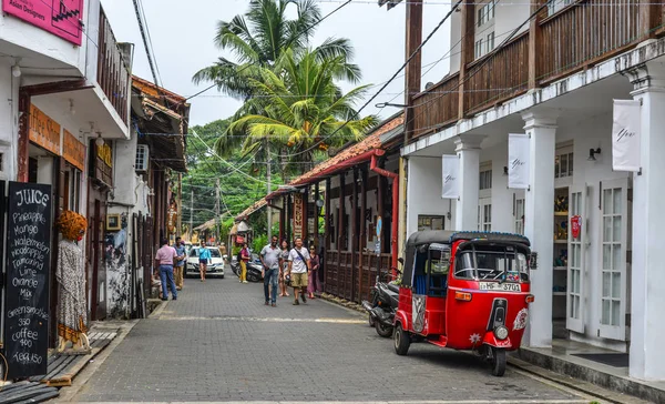 Rua velha de Galle, Sri Lanka — Fotografia de Stock
