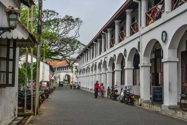 Stara ulica w Galle, Sri Lanka — Zdjęcie stockowe
