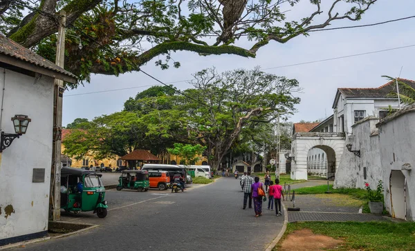 Oude straat van Galle, Sri Lanka — Stockfoto