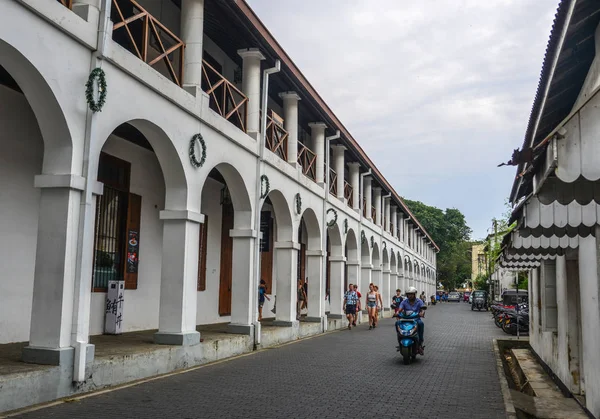 Alte straße von galle, sri lanka — Stockfoto