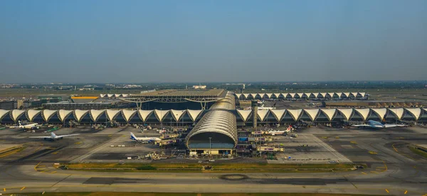 Lotnisko Bangkok-Suvarnabhumi (BKK) — Zdjęcie stockowe