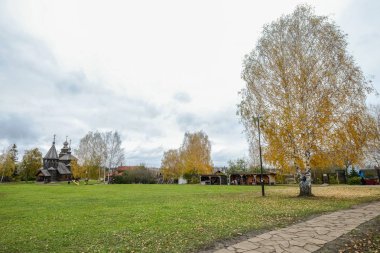 Suzdal antik ahşap ev, Rusya 