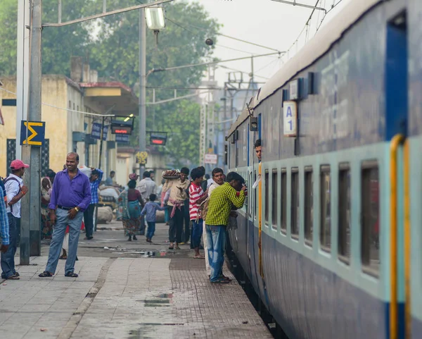 Railway station in Gaya, India — Stock Photo, Image