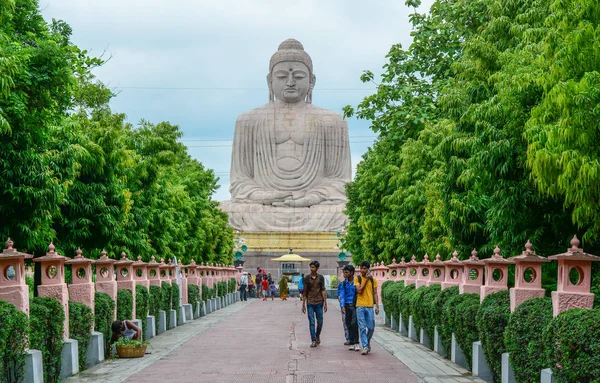 Óriás Buddha szobor Gaya-ban, India — Stock Fotó