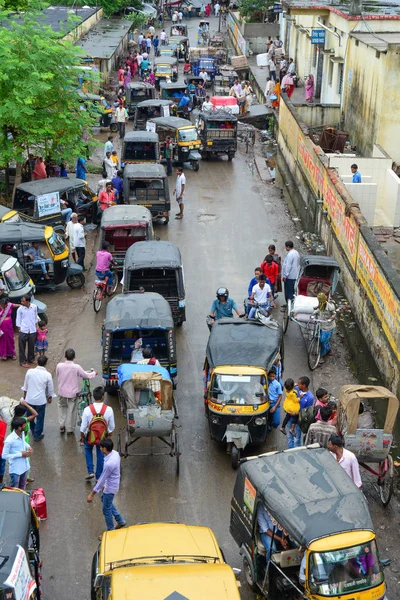 Traffic jam in Gaya, India — Stock Photo, Image