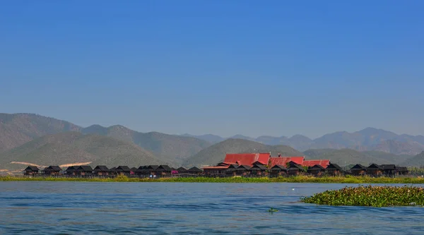 Paisagem de Inle Lake, Mianmar — Fotografia de Stock