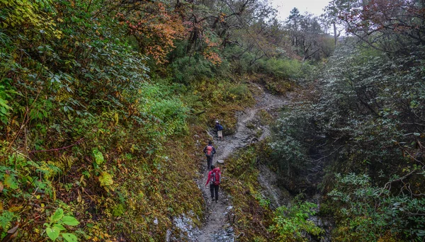 Annapurna Circuit Trek in Pokhara, Nepál — Stock Fotó