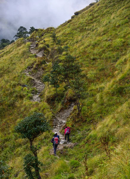 Annapurna Circuit Trek in Pokhara, Nepal — Stock Photo, Image