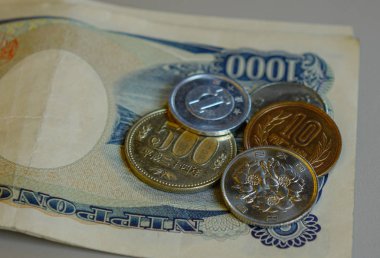 Japon sikkeleri ve kağıt para  